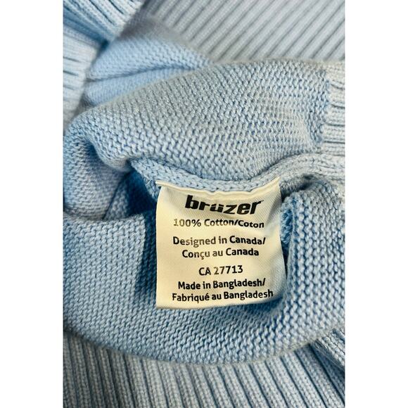 North Carolina Tar Heels Bruzer Baby Blue‎ Logo Sweater Size Medium - Picture 5 of 8